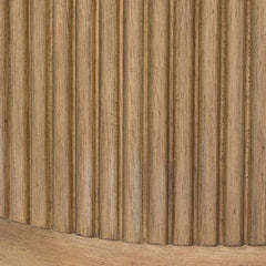 Camdill - Round End Table - Light Brown / White