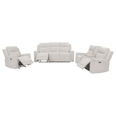 Kennett - Chenille Power Reclining Sofa Set
