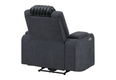 U8000 - Power Recliner With Power Headrest & LED Light - Black