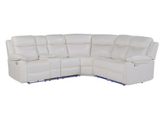 U6026 - Left Arm Facing Sectional - White