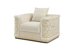 Talia - Chair - Ivory