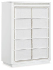 Chalanna - Five Drawer Chest - White