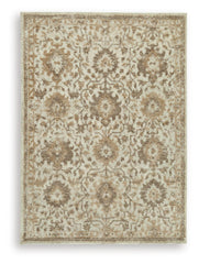 Sableridge - 5' x 7' Rug - Ivory / Taupe / Camel