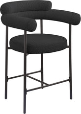 Blake - Counter Stool With Black Base (Set of 2)