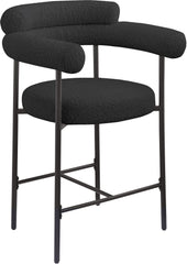 Blake - Counter Stool With Black Base (Set of 2)