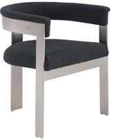 Romeo - Boucle Dining Chair With Silver Base (Set of 2)