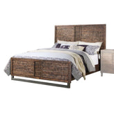 Andria - Queen Bed - Reclaimed Oak