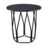 Sytira - End Table - Espresso & Black