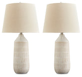 Willport - Ceramic Table Lamp (Set of 2) - Off White