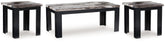 Jazmore - Occasional Table Set (Set of 3) - Dark Brown
