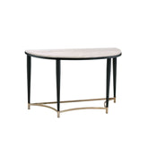 Ayser - Sofa Table - White Washed & Black