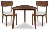 Tameride - 3 Pc. - Dining Table And 2 Chairs - Brown