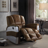 Brancaster - Power Motion Recliner - Retro Brown Top Grain Leather & Aluminum