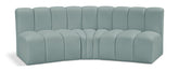Arc - Faux Leather 3 Piece Modular Corner Sofa
