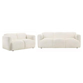 Dorset - Upholstered Round Track Arm Sofa Set