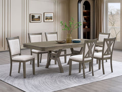 Zara - 7 Piece Dining Room Set - Walnut