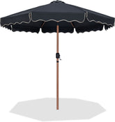 Amalfi - Patio Umbrella - Light Brown Pole
