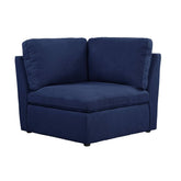 Crosby - Modular Wedge - Blue Fabric