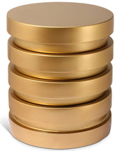 Levels - End Table - Gold