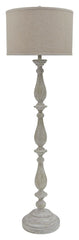 Bernadate - Poly Floor Lamp - Whitewash