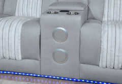 U8000 - P2 Sectional With LED - Light Gray