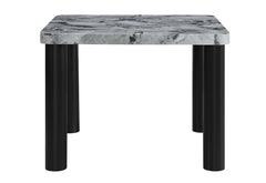D5473 - 7 Piece Dining Room Set (Bar Table And 6 Bar Stools) - Black / Gray