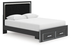 Zuraleus - Upholstered Panel Platform Storage Bed