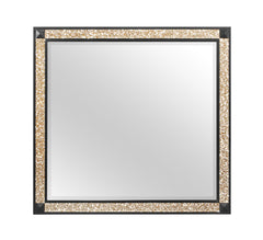Blake - 4 Piece Full Bedroom Set - Black / Gold
