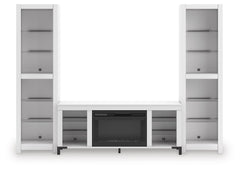 Brollevi - 3-Piece Entertainment Center - White