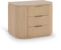 Astrid - Solid Wood And Oak Veneer Nightstand