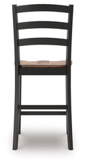 Wildenauer - Barstool (Set of 2) - Brown / Black