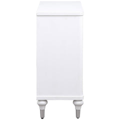 Cardella - 2 Door Mandala Accent Cabinet - Distressed White