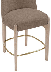 Torino - Counter Stool With Brushed Natural Base