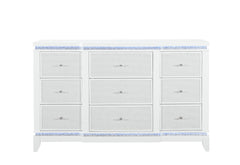 Alina - 5 Piece Full Bedroom Set With LED, Cooler, Speaker And USB - White