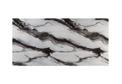 D12 - 7 Piece Dining Room Set (Dining Table And 6 Dining Chairs) - Black / White