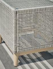 Seton Creek - Square End Table - Gray