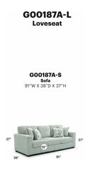 Glory Furniture - Teddy - Sofa