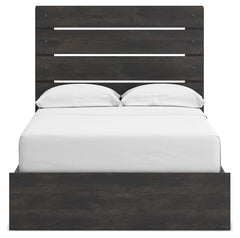 Hollivern - Panel Bed With Storage