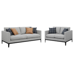 Apperson - Upholstered Track Arm Sofa Set