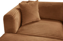Shaggy - Fabric 6 Piece Modular Sectional With 2 Ottomans