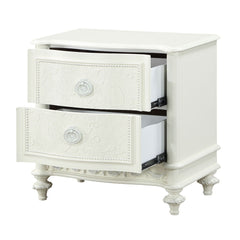 Dorothy - Nightstand With 2 Drawers - Ivory