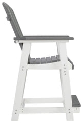 Transville - Barstool (Set of 2) - Gray / White
