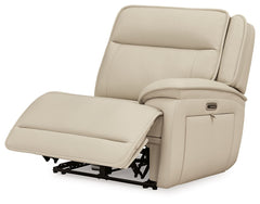 Double Deal - 4-Piece Power Reclining Sectional - Almond