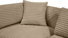 Shaggy - Fabric 8 Piece Modular U-Shaped Armless Sectional