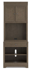 Janismore - Bookcase - Weathered Gray