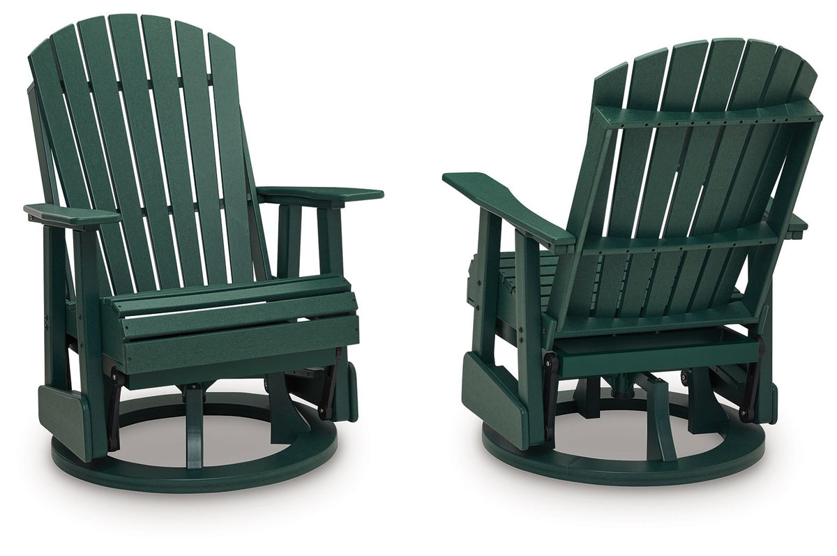 Shell Beach - Swivel Glider Chair - Green