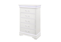 Charlie - Chest With LED - White
