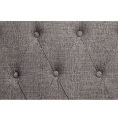Florian - Chair - Gray Fabric & Antique White