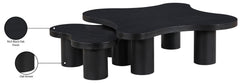 Cove - Oak Veneer And Solid Wood 2 Piece Coffee Table