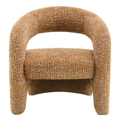 Pelia - Accent Chair - Orange Tweed